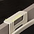 זול פתרונות אחסון למטבח-מטבח פח אשפה מותקן על קיר כיסוי הזזה ביתי תלוי פח אשפה גדול שולחן משרדי קצה מכסה פתוח דו-כיווני סל נייר 1 יחידה