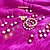 preiswerte Perlenherstellungsset-30 Stück Silber facettierte runde Perlen Discokugel Perlen Acryl Ccb Perlen DIY handgemachter Ohrschmuck Handykette Zubehör Material