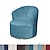 abordables Potah na křeslo a potah na křeslo-housse de chaise pivotante en velours extensible housse de chaise décontractée accent style moderne housse de chaise à bras rond protecteur de meubles épaissir le tissu spandex lavable