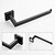 billige Håndklestenger-Toalettrullholder Kul / Nytt Design / Bedårende Moderne Rustfritt Stål / Sinklegering / Metall 4stk / 1 stk - Baderom 1-håndkle / Håndklering Vægmonteret