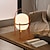 cheap LED Floor Lamp-Small Table Lamp Floor Lamp Wooden Glass Table Lamp Bedside Lamp Bedroom LED Floor Lamp Light for Living Room Study Table Lighting 110-240V