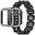 billiga Apple Watch-band-Sportband Kompatibel med Apple Watch klockband 38mm 40mm 41mm 42mm 44mm 45mm med Case Rostfritt stål Ersättningsurband för iwatch Series 9 8 7 6 5 4 3 2 1 SE