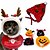 economico Costume per Animali Domestici-Prodotti per cani Prodotti per gatti Bandane e cappelli Abito natalizio Di tendenza Festa Traspirante Morbido Lavabile Comodo Feste Natale Casual / quotidiano Festival Bichon Frise Pomeriana cuccioli