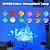 cheap Decorative Lights-Dynamic Rotating Water Ripple Night Light Remote Control RGB Changing Crystal Table Lamp for Bedroom Living Room Games Room Ceiling Coffee Store Home Holiday Decor Projection Light