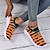 cheap Graphic Print Shoes-Women&#039;s Halloween Pumpkin Slip-On Sneakers - Comfortable Breathable Knit Walking Shoes with Jack-O&#039;-Lantern Print, Perfect for Casual Wear and Halloween Festivities