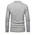 economico magliette di base-Per uomo Maglietta Waffle Camicia a nido d&#039;ape Maglietta T-shirt con cerniera a un quarto solido Manica Lunga Zip a un quarto Primavera &amp; Autunno Semplice Moda Designer Essenziale Vacanza Streetwear