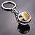 cheap Car Pendants &amp; Ornaments-Sports Ball Keychain Set - Basketball, Volleyball, Baseball, Tennis - Durable Glass Spherical Pendants for Sports Fans and Athletes