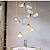 preiswerte Pendelleuchte-LED-Pendelleuchte, 1/3/6/13 Kopf, fliegende, gefaltete Papierkunst, Eisen-Pendelleuchte, Café, Esszimmer, Restaurant, Hotelbar, Hängebeleuchtung, 110–240 V