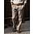 cheap Linen Pants-Men&#039;s Linen Pants Trousers Summer Pants Pleated Pants Front Pocket Straight Leg Plain Comfort Breathable Casual Daily Holiday Linen Cotton Blend Fashion Basic Black White