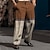 abordables pantalon habillé imprimé en 3D pour homme-Bloc de couleur Géométrie Rétro Vintage Entreprise Homme Impression 3D Pantalon Extérieur Plein Air Travail Polyester Noir bleu marine Marron S M L Taille haute Élasticité Pantalon