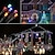 olcso LED szalagfények-7m 12m 20 m Fényfüzérek Karácsonyfa fényei 1000/500/300/200/100/50/30 LED EL Meleg fehér Hideg fehér Kék Kreatív fényfüzér Ünnepi fények Nap- Szabadság Karácsonyi dekoráció 5 V