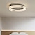 billige Taklamper-led pendel sirkel design 40/50cm akryl moderne enkel mote hengelys med fjernkontroll for arbeidsrom kontor spisestue lysarmatur 110-240v