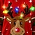 billige Julekostymer-Jul Reinsdyr Jerseysjakke Genser Pullover Dyr Morsom Til Dame Voksne Jul Karneval Nytt År 3D-utskrift Fest Fritid / hverdag