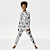 billiga Pojkes 3D-pyjamas-Pojkar 3D Fotboll Pyjamas set Långärmad 3D-tryck Höst Vinter Aktiv Häftig Dagligen Polyester Barn 3-12 år Rund hals Hem Casual Inomhus Normal