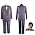 economico Orrore Classico-Mercoledì Addams Famiglia Addams Gomez Addams Cappotto Blusa / Camicia Pantaloni Costume Cosplay Cosplay di film for Per uomo Adulti Mascherata