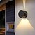 cheap Outdoor Wall Lights-Waterproof LED Wall Sconce Up Down Wall Lights Fixture Outdoor Indoor Adjustable Light Beam Rotatable Lampshade 10W Modern Round Wall Lamp for Porch Living Room Decor AC85-265V