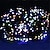 זול חוט נורות לד-עמיד למים חוט שחור led חג המולד אורות מחרוזת 100 מ&#039; 8 מצבים 220v-240v תקע מנורת פיות עץ חג המולד עיצוב מסיבת חתונה