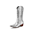 Χαμηλού Κόστους Καουμπόη και δυτικές μπότες-Γυναικεία Μπότες Μπότες καουμπόι δυτικές Μεγάλα Μεγέθη Μπότες με τακούνι Πάρτι Συμπαγές Χρώμα Μπότες Mid Calf Χειμώνας Πούλιες Κοντόχοντρο Τακούνι Μυτερή Μύτη Βοημία PU Μαύρο Ασημί Ροζ