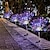 baratos Luzes e lanternas de caminho-1 pacote de luzes solares de fogos de artifício ao ar livre à prova d&#039;água, 200/150/120/90leds luzes solares de jardim ao ar livre 8 modos de iluminação com controle remoto, luzes de fadas starburst diy para pátio de festa de natal