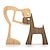 זול פסלים-איש עץ כלב גילוף קישוטי משרד ביתי שולחן עבודה גילוף כלב עץ קישוט גילוף עץ קישוט