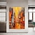 halpa Maisemataulut-käsintehty abstrakti kaupunkimaisemamaalaus käsinmaalattu öljymaalaus seinätaide alkuperäinen kaupunkimaisema öljymaalaus kankaalle olohuoneen seinän sisustukseen auringonlaskun taiteen sisustus