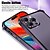 cheap iPhone Cases-Phone Case For iPhone 15 Pro Max Plus iPhone 14 13 12 Pro Max Plus Bumper Frame Ultra Thin Shockproof Solid Color Aluminum Alloy