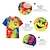 billige 3d-t-skjorte for menn-Herre T skjorte Grafisk Regnbue Crew-hals Klær 3D-utskrift utendørs Daglig Kortermet Trykt mønster Årgang Mote Designer