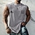 Χαμηλού Κόστους Ανδρικά 3D T-shirts-Ανδρικά Αμάνικη Μπλούζα Τοπ γιλέκου Φανέλα Casual στυλ Κλασσικό στυλ Γραφική Γράμμα Γυμναστήριο Στρογγυλή Ψηλή Λαιμόκοψη Ρούχα Καυτή σφράγιση Causal Καθημερινά Αμάνικο Στάμπα Βαμβάκι