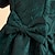 お買い得  パーティードレス-子供 女の子 パーティードレス 純色 半袖 フォーマル 性能 結婚式 エレガント プリンセス 美しい コットン ポリエステル ミディ パーティードレス フラワーガールドレス 春 秋 冬 3〜10年 ワインレッド ダークグリーン