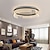 cheap Ceiling Lights-LED Pendant Light Circle Design 40/50cm Acrylic Modern Simple Fashion Hanging Light with Remote Control for Study Room Office Dinning Room Lighting Fixture 110-240V