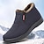 cheap Winter &amp; Snow Boots-Men&#039;s Boots Retro Winter Boots Walking Casual Daily Leather Comfortable Booties / Ankle Boots Loafer Black Blue Coffee Spring Fall