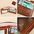 cheap Men&#039;s Bags-Men&#039;s Wallet Credit Card Holder Wallet Leather Outdoor Shopping Daily Large Capacity Waterproof Lightweight Solid Color Retro brown color - 20% off model (first layer of cowhide + Yellow brown - 20