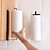 baratos Utensílios de Casa de Banho-1pc suporte de toalha de papel adesivo, sob a montagem na parede do armário para toalha de cozinha, rolo preto vara para parede, acessórios de cozinha