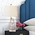 billiga sänglampa-moderna bordslampor med vit marmorstak 74 cm hög, rektangulär skärm i borstad guld för sovrum, vardagsrum, nattduksbord, hem, kontor, barnrum 110-240v