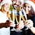 abordables Cuisine de noël-Verre à vin de noël, carte en papier, accessoires de vin pour décoration de fête, ustensiles de bar, 10 pièces