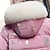 voordelige Bovenkleding-Kinderen Voor meisjes Dons Gewatteerd jack voor kinderen Actief Vetoketju School jas bovenkleding 4-13 jaar Winter Luipaard paars luipaardprint*groen Luipaardprint*roze