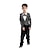 billiga Par &amp;amp; Grupp kostymer-Cosplay-kostym Festklädsel Jack Skellington Mardrömmen innan jul Cosplay Barn Pojkar Flickor Jul Halloween Karnival Fest Halloween Prestanda Klä ut