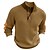 abordables Men&#039;s Pullover Sweater-Pull homme col montant vintage tricot côtelé noir bleu M L XL