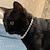 お買い得  犬用首輪＆ハーネス＆リード-ネックレス 水 ダイヤモンド トランスポート ビーズ 犬のネックレス 猫のジュエリー ネックレス 首輪ネックレス