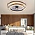 cheap Ceiling Fan Lights-Ceiling Fans with Lights Flush Mount Low Profile Indoor Ceiling Fan,19.5&quot; Dimmable Bladeless Ceiling Fans with Remote Control,Smart 3 Colors 6 Speeds Reversible