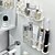 billiga badrumsarrangör-1 st väggmonterad sminkförvaringshylla, förvaringsställ för kosmetika och hudvårdsprodukter för badrum, förvaring av vattenemulsion, artiklar för dekoration av rummet