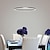 お買い得  サークルデザイン-LED　ペンダント　ライト　40/60/80cm　1ライト　リングサークル　デザイン　調光可能　アルミニウム　塗装仕上げ　豪華　モダン　スタイル　ダイニングルーム　ベッドルーム　ペンダント　ランプ　110-240v　リモコン　調光可能