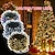 economico Plug in elettrico-1000 luci di Natale a LED (328 piedi) per interni ed esterni, luci per albero di Natale con filo verde per interni ed esterni, luci fatate per interni ed esterni per albero di Natale, patio, elegante ricevimento di nozze