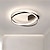 economico Lampade da soffitto-plafoniera a led dimmerabile design circolare lampada da soffitto a incasso adatta per camera da letto soggiorno sala da pranzo ac110v ac220v