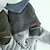 preiswerte Hundekleidung-Petstyle Herbst-Winter-Pullover mit Kragen, dunkel gemusterter, vierbeiniger, lässiger Stoff