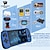 billige Spillkonsoller-powkiddy x55 håndholdt spillkonsoll med innebygde spill ips rgb-skjerm 5,5-tommers (256g 30000 spill), perfekte julegaver til venner og barn