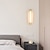 tanie Kinkiety LED-Kinkiet wewnętrzny 38cm akryl metal nowoczesny kinkiet led w tle salon sypialnia czarne złoto lampki nocne oświetlenie wewnętrzne na ścianie oświetlenie kinkiet 110-240v