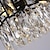 billige Lanternedesign-moderne krystal lysekrone til stue spisestue sort lys rund glans led lysekroner køkken soveværelse indendørs belysning moderne led lysekrone 110-240v