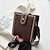 cheap Crossbody Bags-Women&#039;s Crossbody Bag Shoulder Bag Bucket Bag PU Leather Outdoor Daily Holiday Buckle Zipper Large Capacity Waterproof Lightweight Solid Color Folk claret Black Brown