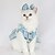 baratos Vestidos-Cachorros Gatos Vestidos Moda Estilo bonito Inverno Macio Lavável Confortável Ao ar livre Festa Roupas para cães for Bichon Frise Poodle Pomerânia Animais de Pequeno Porte Borboleta